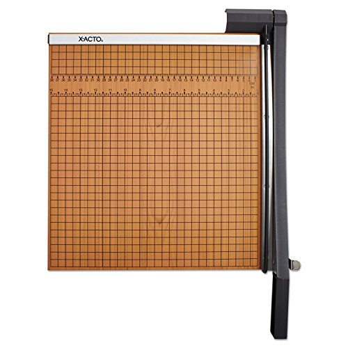 X-ACTO 26615 SQUARE COMMERCIAL GRADE WOOD BASE GUILLOTINE TRIMMER - GRAY - Brand New