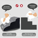 GALATÉE PET STAIRS, WASHABLE & ZIPPERED, HIGH DENSITY FOAM DOG - BLACK - Like New