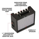 Fender Mini Deluxe Electric Guitar Amp 3 Watts, 0234810000 - Black - Brand New
