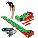 PERFECT PRACTICE Putting Mat w/Alignment Mirror - Indoor Golf Putting Green - Brand New
