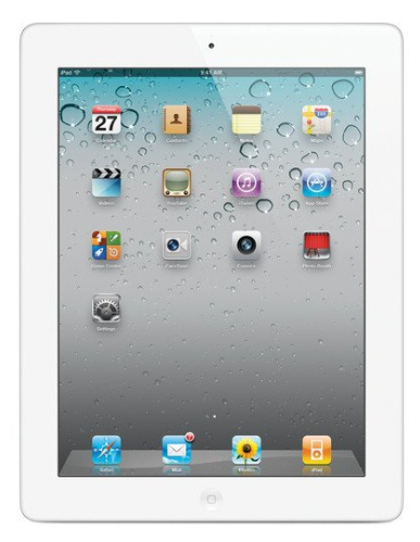 For Parts: APPLE IPAD 2 16GB WIFI MC996LL/A - WHITE - PHYSICAL DAMAGED, NO POWER