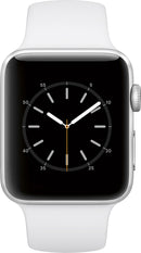 For Parts: Apple Watch 42mm Series 2 Aluminum GPS Sport Band MNPJ2LL/A PHYSICAL DAMAGE