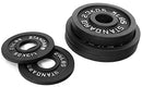 Signature Fitness Olympic 2-Inch Cast Iron Plate, Multiple Sizes, Black - Like New