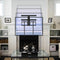 MANTELMOUNT MM340 ABOVE FIREPLACE PULL DOWN TV MOUNT- 44" TO 80", Up to 90 lbs - Like New