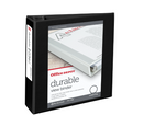 OFFICE DEPOT DURABLE VIEW 3-RING BINDER, 3" ROUND RINGS - BLACK - Scratch & Dent