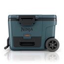 NINJA FROSTVAULT™ 45 QT WHEELED COOLER WITH DRY ZONE - LAKESHORE BLUE - Like New