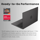 HP 255 G10 15.6" FHD AMD RYZEN 7 7730U 16GB 512GB WIN 11 TPN-Q287 - BLACK - Like New