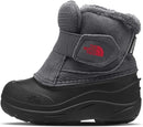 THE NORTH FACE TODDLERS' ALPENGLOW II SNOW BOOT - YOUTH 9 - TNF BLACK/ZINC GRAY - Like New