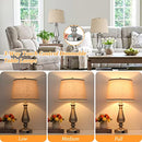 VERRON USB TABLE LAMPS SET OF 2 (NIGHTSTAND, BEDSIDE, LIVING ROOM, OFFICE) - Like New