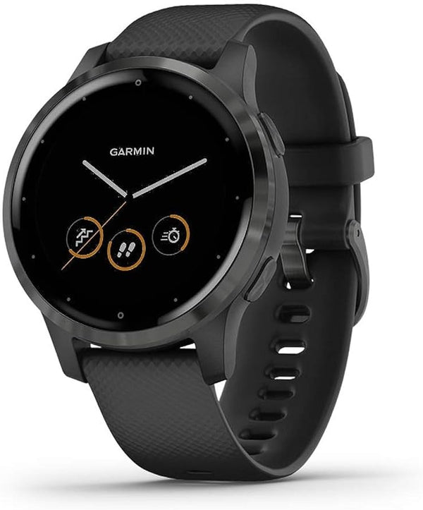 Garmin Vivoactive 4S Smaller-Sized GPS Smartwatch 010-02172-11 - Black Like New