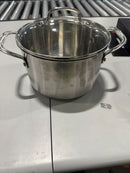 CUISINART CHEF'S CLASSIC STAINLESS STOCKPOT WITH COVER 4 QUART - STAINLESS STEEL - Like New