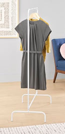 WHITMOR FREESTANDING GARMENT RACK 6023-1168-WHITE - WHITE - Like New