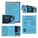 NEENAH ASTROBRIGHTS COLOR PAPER 24 LB BOND WEIGHT 8.5 X 11 LUNAR BLUE 500 Sheets - Brand New