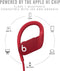 Beats by Dre Powerbeats High-Performance Wireless Earphones MWNX2LL/A - Red Like New