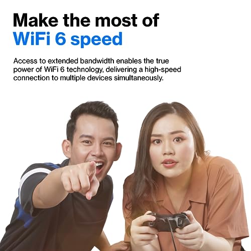 LINKSYS HYDRA 6 MR20EC DUAL-BAND MESH WIFI 6 ROUTER AX3000 - BLACK - L ...