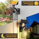 COLLASIS OUTDOOR WALL LIGHTS METAL WALL-MOUNTED SCONCE CO-A01 2 PACK - BLACK - Like New