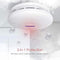 LECOOLIFE 3 Pack 10 Year Battery Smoke Carbon Monoxide Detector GS528A - WHITE Like New