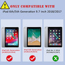 SIBEITU IPAD 9.7 CASE WITH PENCIL HOLDER | IPAD CASEPENHOLD-BLK-9.7 - BLACK - Like New