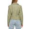 LW1RU538 LEVI'S WOMEN'S VEGAN LEATHER 538 MOTO JACKET WOMEN XL GREEN/CHARCOAL - Brand New