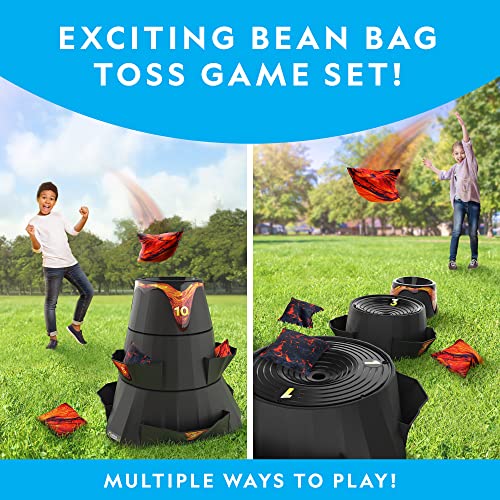 NATIONAL GEOGRAPHIC Volcano Bean Bag Toss Backyard Game Set 5 Games - Amazon - Like New
