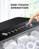 SILANNO SLIM35B ICE MAKER COUNTERTOP PORTABLE ICE MACHINE - BLACK - Like New