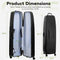 UNIHIMAL GOLF TRAVEL BAG HARD CASE FOR AIRLINES - BLACK/BLUE - Brand New