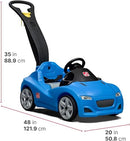 STEP2 WHISPER RIDE CRUISE, 34" H x 19" W x 46" D - BLUE - Brand New