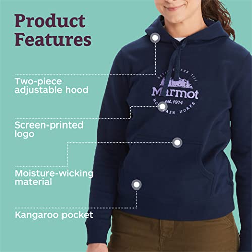 MARMOT WOMEN'S CULEBRA PEAK HOODY SIZE WOMEN M ARCTIC NAVY - Brand New