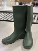 GENERIC RUBBER RAIN BOOTS - SIZE: WOMEN 9 - GREEN - Like New