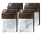 Brookstone Solar-Powered Decorative Light Smart Light Sensor - Brown - 4 PACKS - Like New