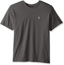 11-3904-04 HEATR/GRAY M BLACK HORSE CLUB U.S. POLO ASSN. MEN'S CREW NECK M - Like New