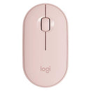 Logitech Pebble Wireless Mouse with Bluetooth or 2.4 GHz Receiver - Rose - Like New