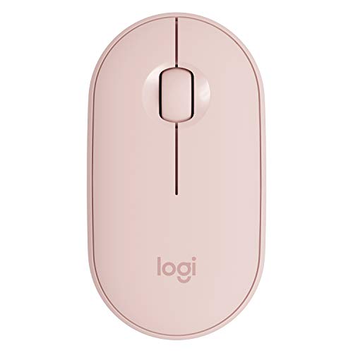 Logitech Pebble Wireless Mouse with Bluetooth or 2.4 GHz Receiver - Rose - Like New