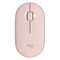 Logitech Pebble Wireless Mouse with Bluetooth or 2.4 GHz Receiver - Rose - Like New
