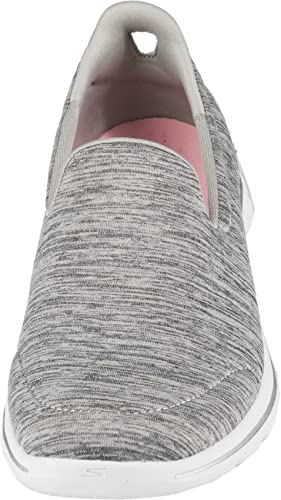 SKECHERS WOMEN'S GO WALK 5 HONOR SNEAKER - SIZE 8.5W - GRAY - Brand New