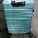 GENERIC 3 PCS LUGGAGE SET, ZIPPER LOCKS, 20/24/28 - TURQUOISE - Like New