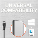 Seagate STKC5000401 One Touch 5TB External Hard Drive HDD - Silver - Like New