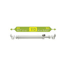 IDEAL SECURITY SLIDING WINDOW SECURITY BAR PATIO DOOR WINDOW BARS - WHITE - Like New