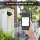 eMacros Smart Supplemental Driveway Alarm Solar Receiver HS002W - BLACK/SILVER - Like New