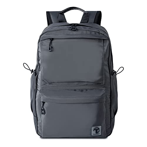 TALMONT TRAVEL BACKPACK WATER RESISTANT BOOKBAG - GRAY - Like New