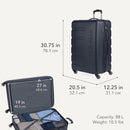 SWISSGEAR 7366 SIGNATURE HARDSIDE EXPANDABLE LUGGAGE SA7366 - NAVY - Like New