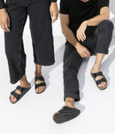 BIRKENSTOCK WOMENS ARIZONA - SIZE: MEN 8 WOMEN 10 (AU/UK W7.5) (EU W41) - BLACK - Brand New