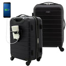 WRANGLER 20" SMART SPINNER CARRY-ON LUGGAGE USB CHARGING PORT - Scratch & Dent