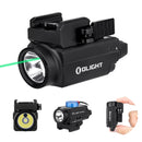 OLIGHT BALDR S Compact Rail Mount Green Beam White LED Combo BATTERY - BLACK - Like New