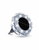 SERENITY HOME THE LUMIS, SOLAR DISK LIGHT FOR GARDEN PATHS & PATIO - WHITE - Like New
