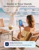 Philips WiFi Smart Lock with Handle, Fingerprint Keyless Entry - Scratch & Dent