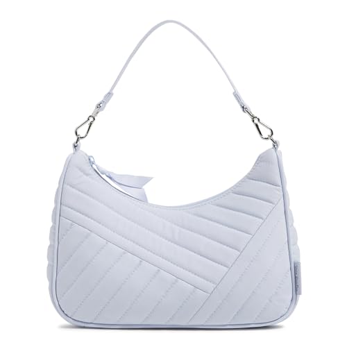 VERA BRADLEY WOMEN COTTON FRANNIE MINI CRESCENT CROSSBODY PURSE MORNING GLORY - Brand New