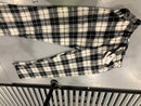 J.Y. BROWN WHITE & BLACK FLEECE J.Y. FASHION PANTS WARM - L/XL - BROWN WHITE BLK - Like New