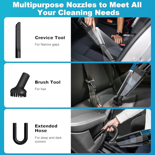Car Vacuum Cleaner - Portable Handheld Vacuum High Power with 16.4ft - Like New