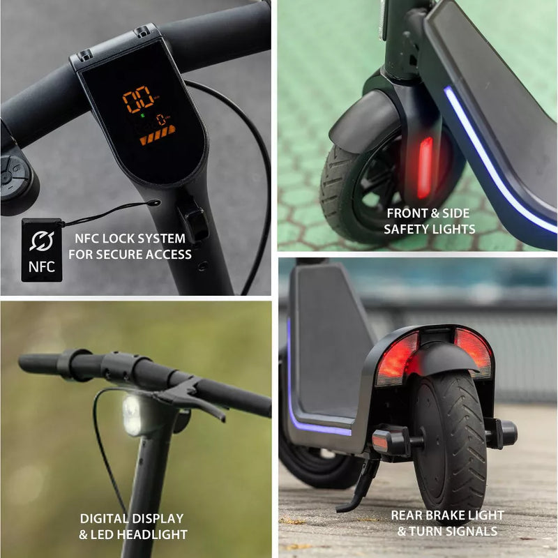 SWFT XPR P ELECTRIC SCOOTER 450W MOTOR, 18 MPH MAX SPEED, 16 MILE RANGE - BLACK - Brand New